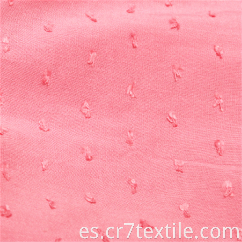 Elegant Dobby Cloth 100% Rayon Jacquard Dress Fabric